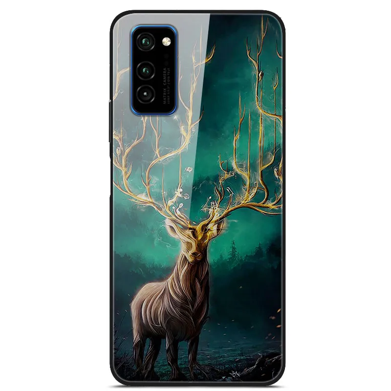 Для huawei honor view 30 Чехол из закаленного стекла жесткий чехол для телефона для huawei honor View 30 Pro TPU бампер чехол s honor v30