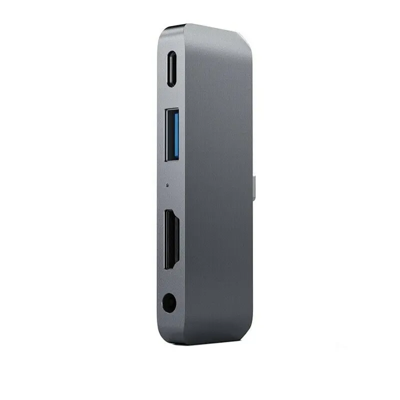 4-в-1 HD 4K адаптер высокое Скорость Тип с разъемами типа C и HDMI PD USB аудио USB 3,0 адаптер мобильный центр XR649