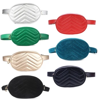 

Fashion Simple Waist Bag Ladies Mini Waist Packs Brand Design Pouch Women'S Red Mini Purse Belt Bags Pockets Bolsos Mujer