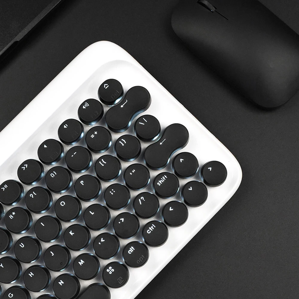 YouPin LOFREE механическая клавиатура Беспроводная Bluetooth Регулируемая подсветка синие