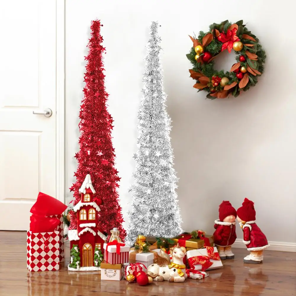 QIFU 1 2 м 3D войлочные елочные украшения для дома 2020 Navidad рождественские