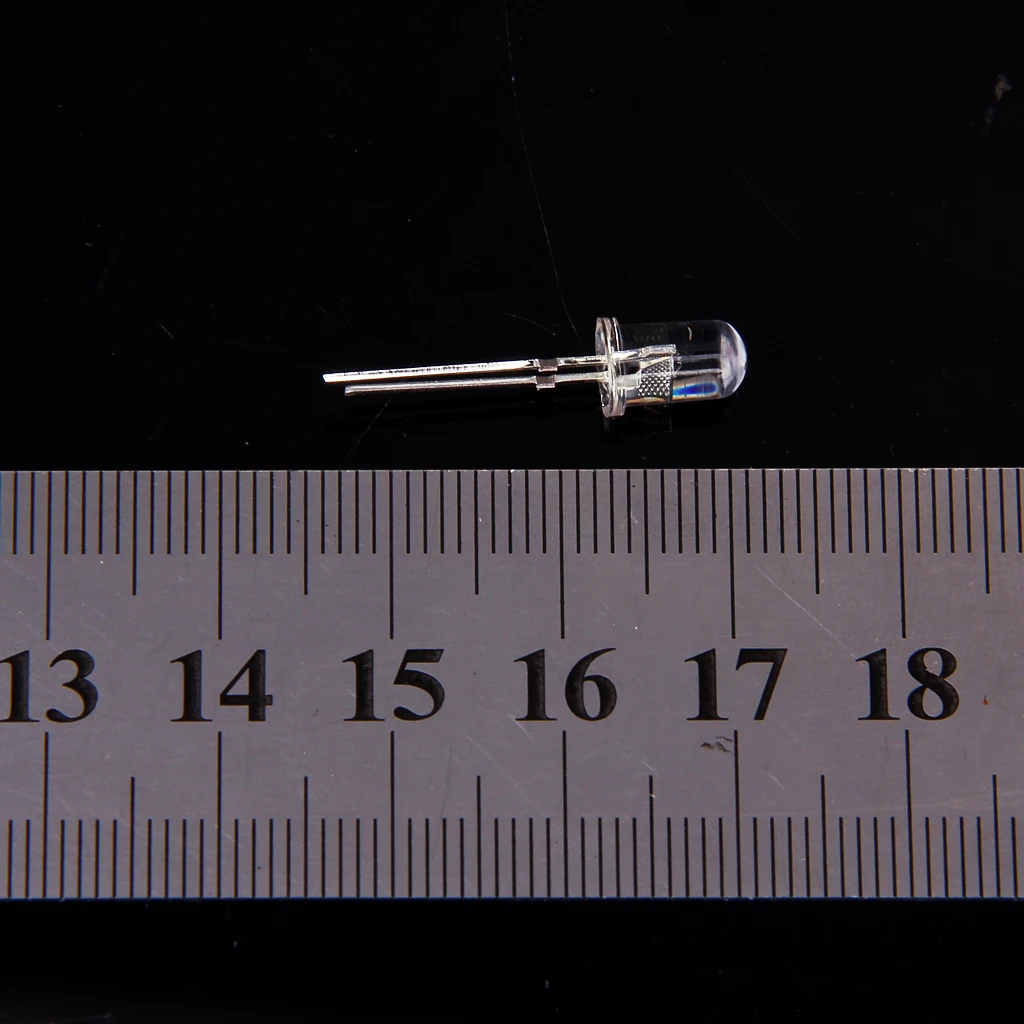 2x 50pcs Dia. 5mm RGB Tri-Color Quick Flashing LED Light Round Emitting Diodes