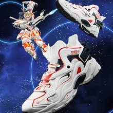 361 GUNDAM прогулочная обувь Новое поступление вторая серия Единорог Дышащие Беговые Спортивные кроссовки Ограниченная серия 671936702F