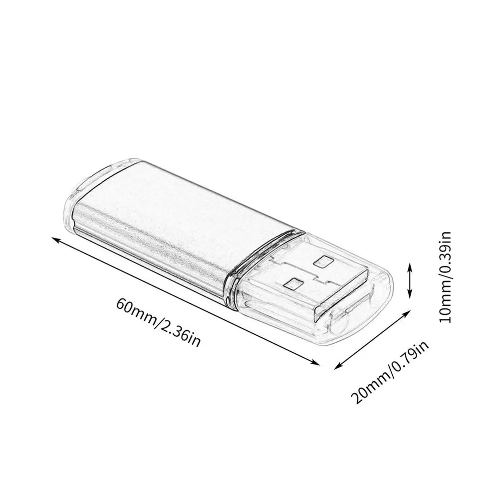 Sleek Blue Brand New Usb 2.0 Thumb Pen Flash Drive Memory Stick Storage Flash Drive Fast Memory Stick Pen U Disk