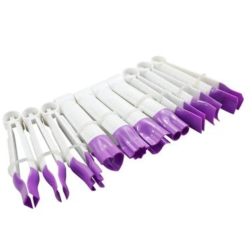 

Making Cake Lace Flowers Side Clip Cake Shape Tool Set 10-Piece Lace Tweezers Cake Mold Food Grade Silicone Cake Baking Tools