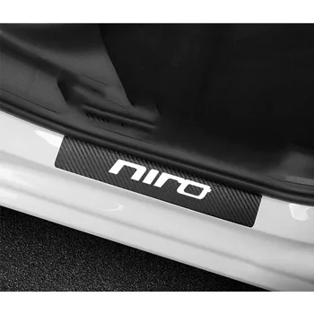 

Car Stickers Protector For KIA Niron Carbon Fiber Auto Door Scuff Plate Decoration Styling Sticker For Car Accessories Interior