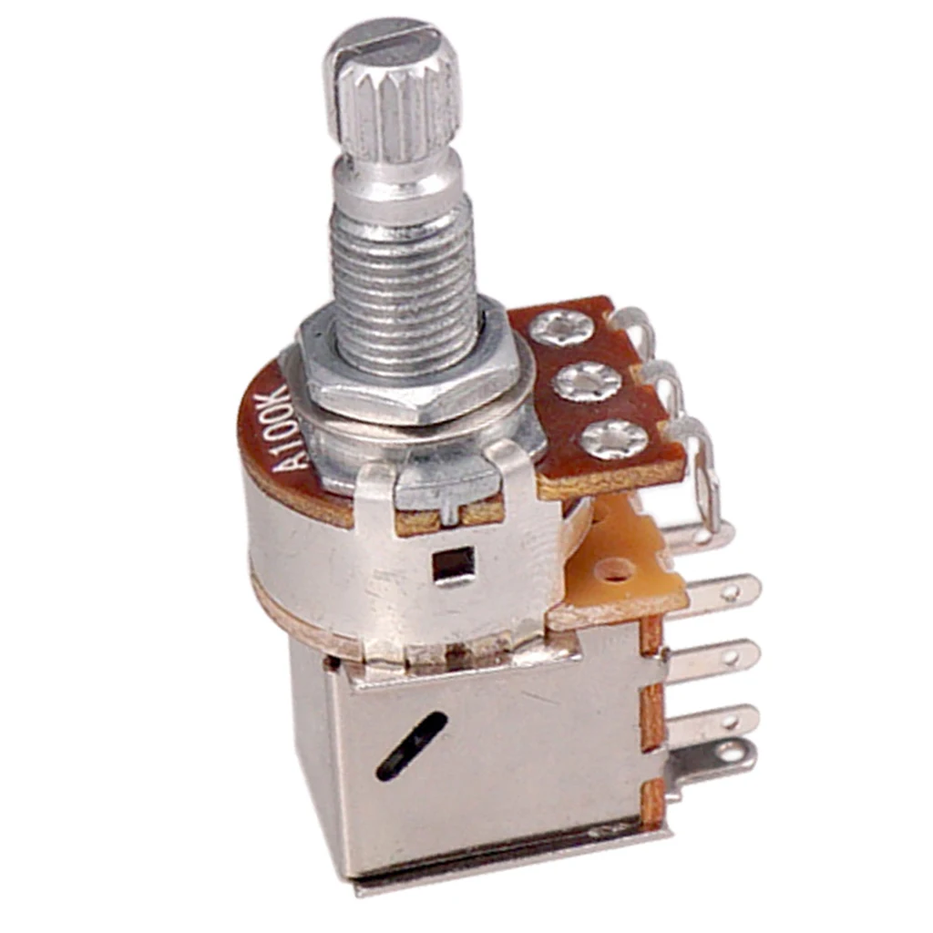 2 Pieces Audio Volume Taper Potentiometer Electric Guitar A100K Musical Part | Спорт и развлечения