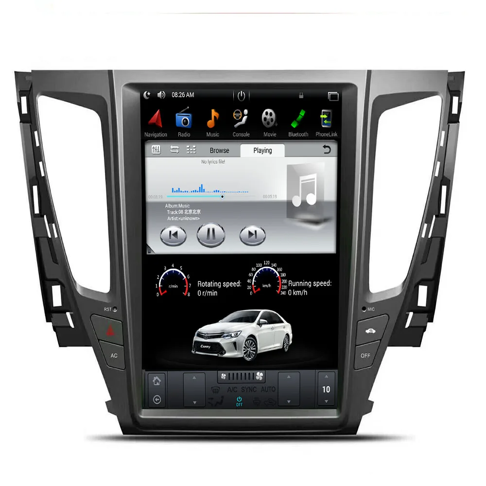 Tesla Стиль 12 1 дюймов IPS Экран Android 9 0 7.16.0 автомобиля gps-навигация dvd-плеер для MITSUBISHI