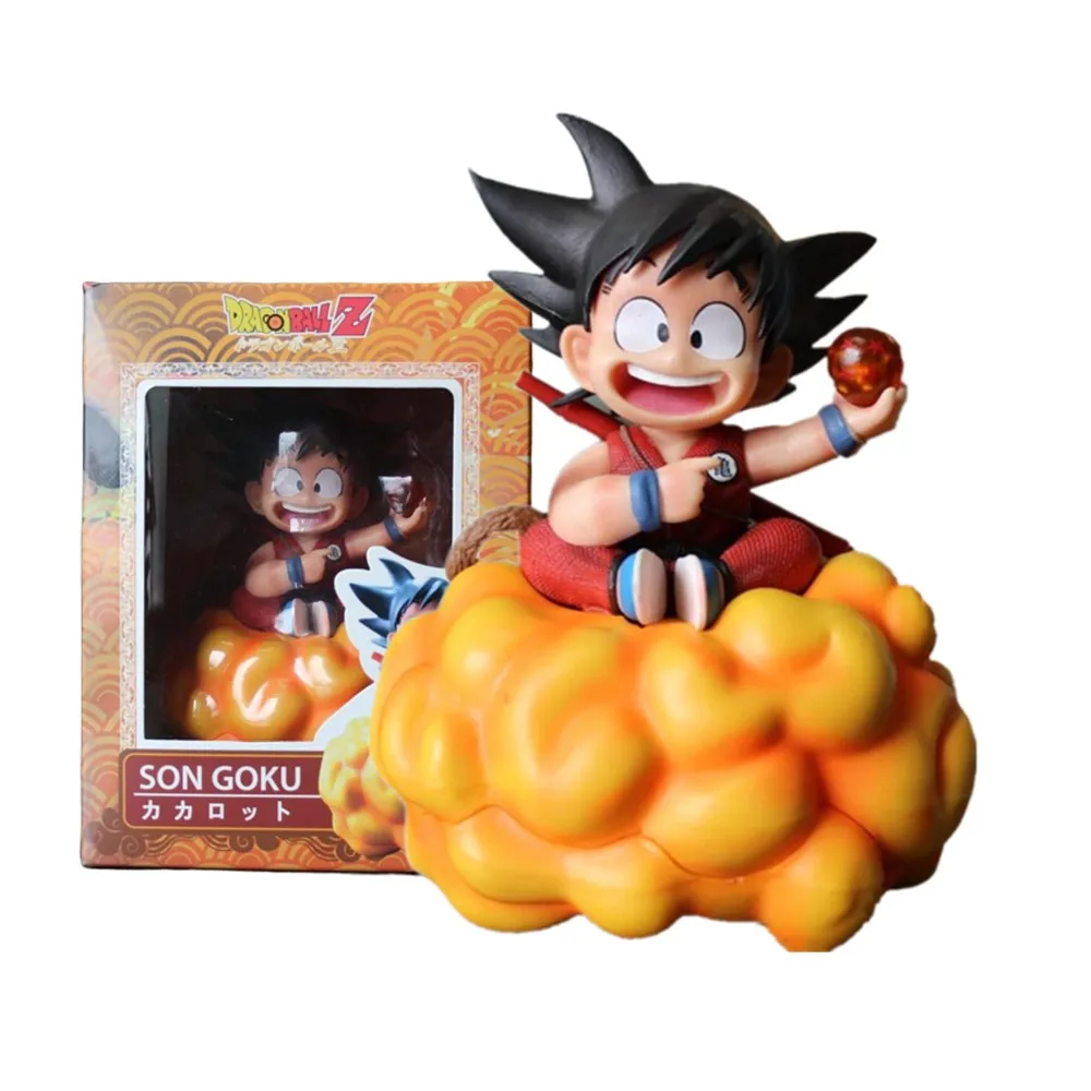 Childhood Son Goku Anime Figures Dragon Ball Z Super Saiyan Cute Toys Model PVC Kakarotto DBZ Action Figurine Xmas Gift for Kids