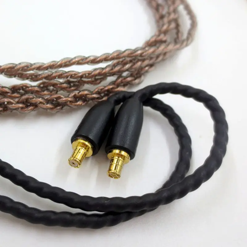 A2DC Connector Copper Cable Cord for ATH LS50 E40 E70 CKR100 CKS1100 Headphones