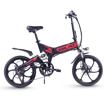 

Adjustable Electric Bicycle 350W 20 Inch Foldable Portable Electric Bike Smart Cycling Travel Folding Commuter Bicycle 2020