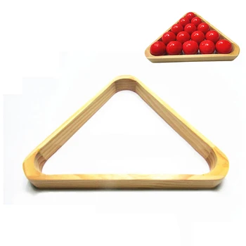 

Triangle Wooden Tripod For American Snooker Pool Hall Billiards 8 Ball Pub Rack