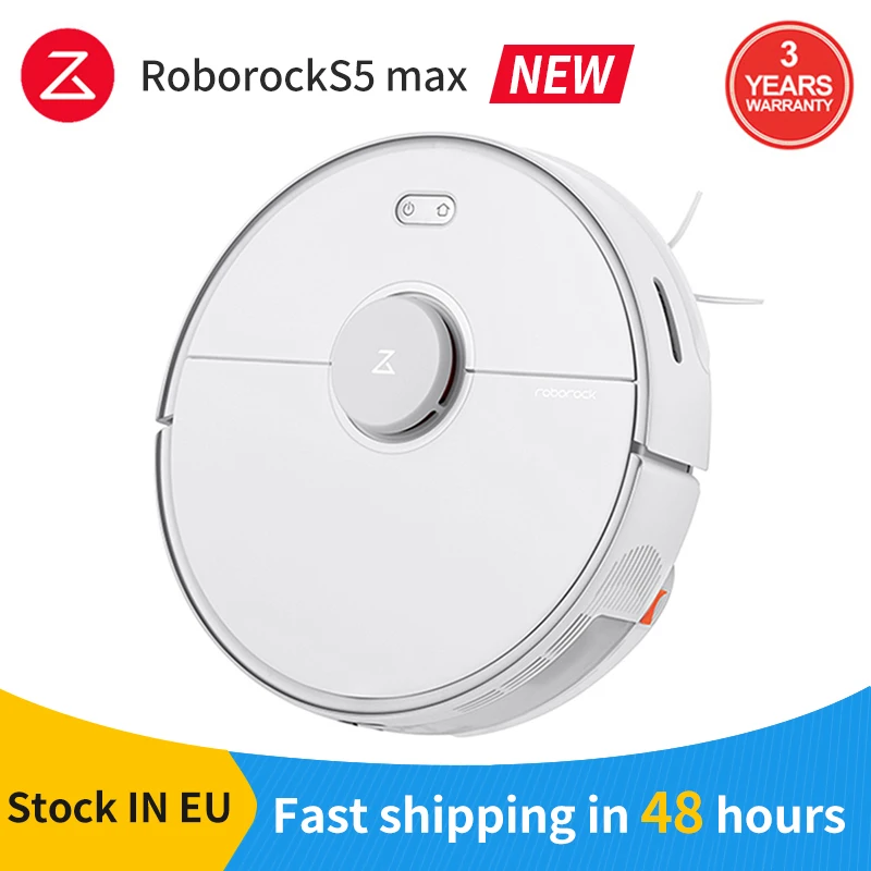 Plaza New XIAOMI Roborock S5 MAX Robot Vacuum Cleaner Globe Version For Home Update S50/S55 Smart Planned Washing Mopping 20Kpa|Vacuum Cleaners| - AliExpress