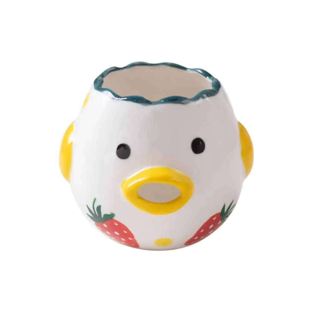 Funny Egg Separator Convenient Oval Beak Design Ceramic Chicken Shape Yolk Protein Filter Egg Divider egg separator