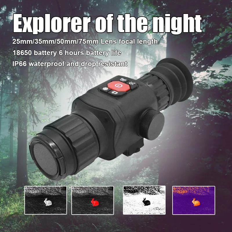 C8 Cost effective Thermal Night Vision Scope for Hunting Wild Boar Wolf
