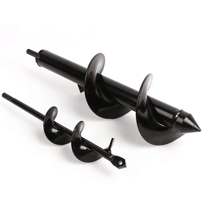

2Pack Garden Auger Spiral Drill Bit, Garden Plant Flower Bulb Auger 3 Inch x 9 Inch and 1.6 InchX9 Inch Rapid Planter, Plant Bul