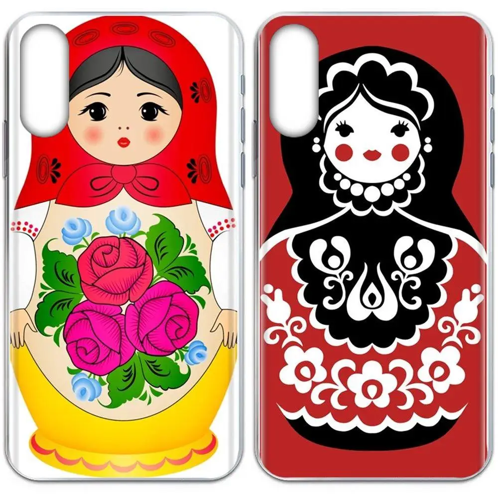 Русская матрешка куклы милые для Xiaomi Redmi Note 8 8A 8t 10 K30 5G Pro Motorola G G2 G3 G4 G5 G6 G7