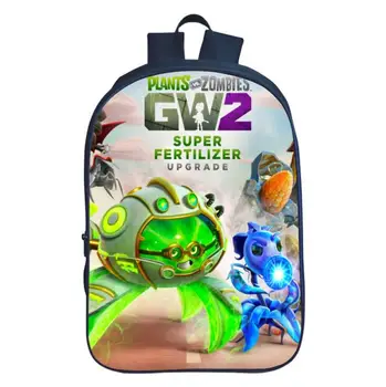 

New Arrivals Printing 3D Plants VS Zombies School Backpacks for Boys and Girls Fashion Kids Cartoon PVZ Schoolbag for Children