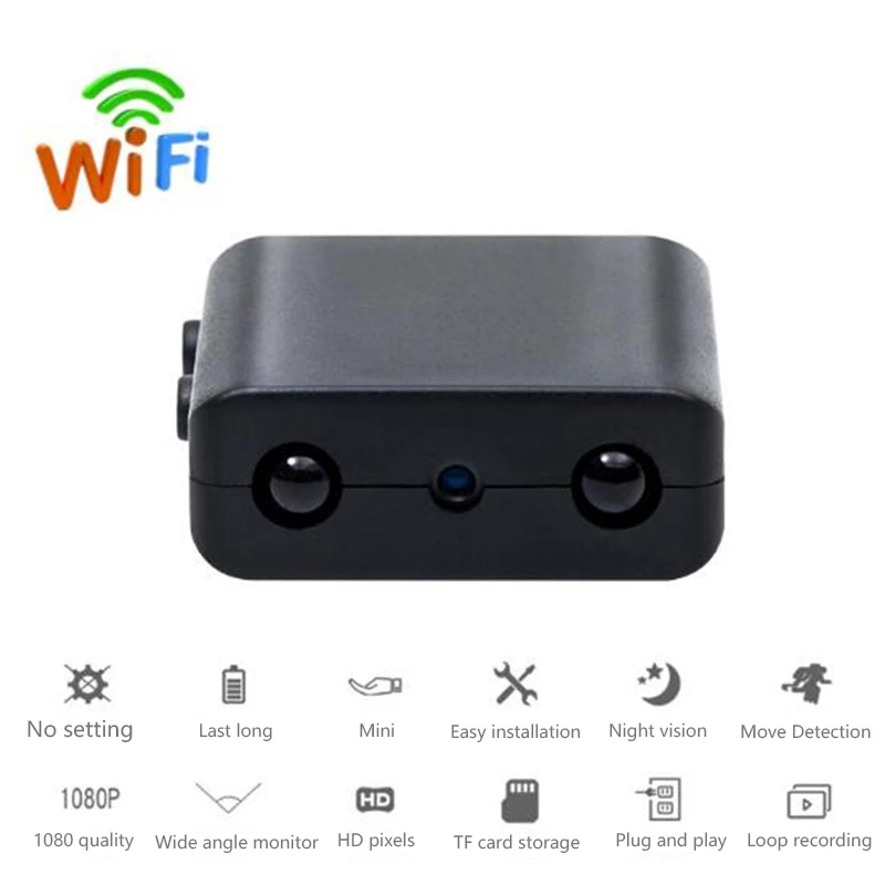 

Intelligent night vision small camera HD camera 1080P loop recording Motion Detection Surveillance Cam Home IP Security Cameras