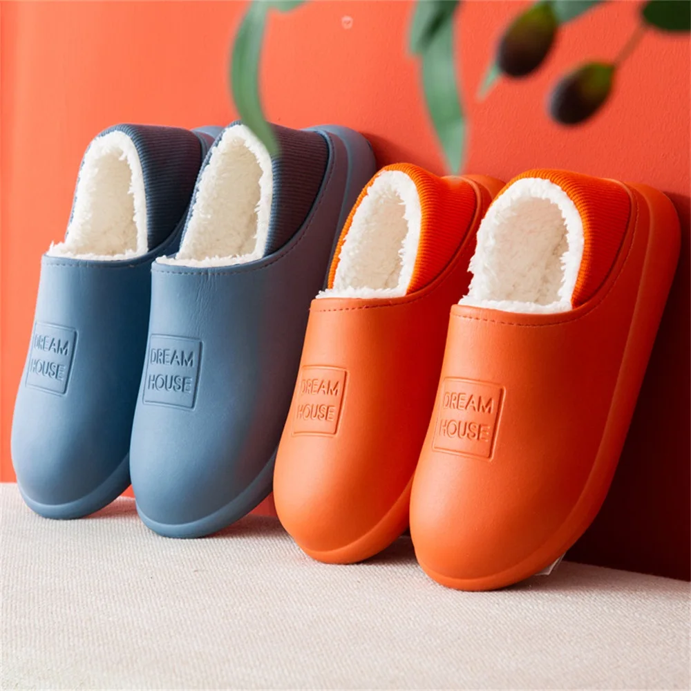 

Winter men's and women's Baotou household cotton-padded shoes, slippers, dual-purpose shoes, plus velvet warm shoes