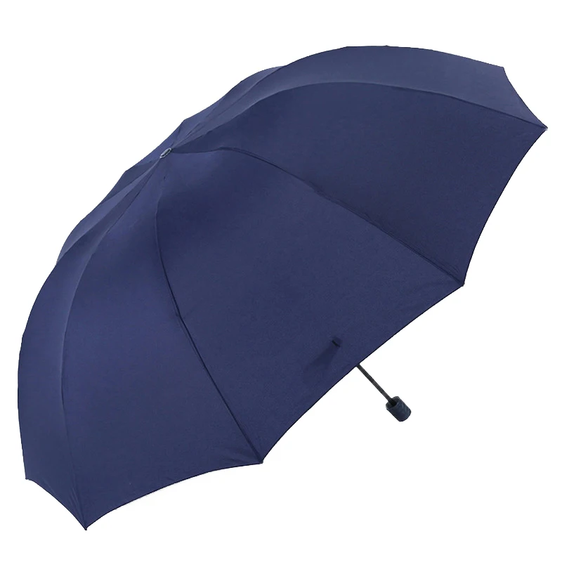 

130CM Big Top Quality Umbrella Men Umbrella Rain Woman Windproof Large Umbrella Male Women Sun 3 Folding Umbrella Big Parapluie