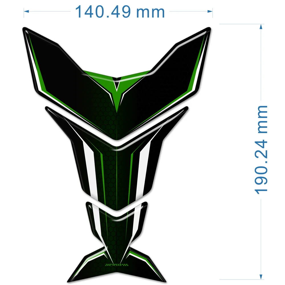 Защитные наклейки на танки для Kawasaki Ninja 400 650 1000 2016 Набор наклеек эмблема колена