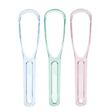 1 шт. скребок для языка щетка для чистки полости рта зубная щетка для чистки языка щетка для очистки свежего дыхания и неприятного дыхания удаляет очиститель случайные цвета