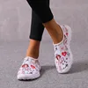 Zapatillas de deporte con estampado de enfermera y Doctor para mujer, Zapatos planos transpirables de malla ligera sin cordones, para Cosplay de Halloween ► Foto 2/6