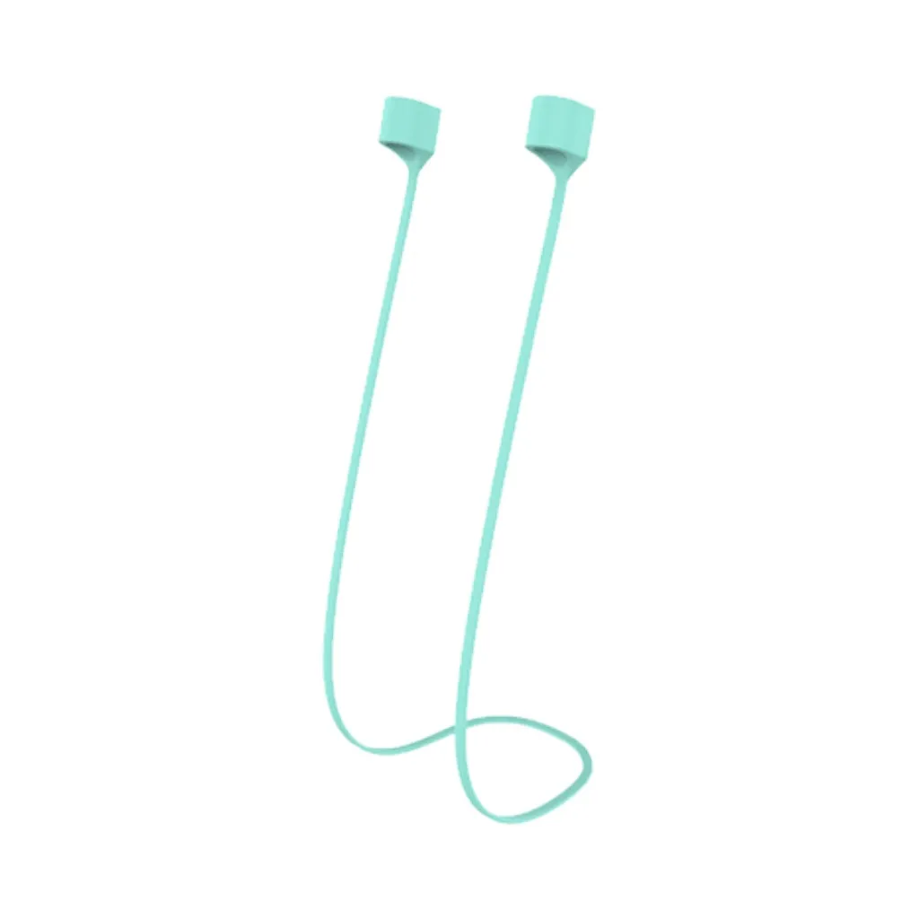 Магнитный ремешок для Apple AirPods Pro с защитой от потери, модный силиконовый крючок для шеи, беспроводной шнур для наушников, мягкая петля, 19Nv - Цвет: Green