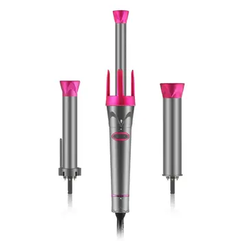 

Hair Curler Automatic Curling Iron Wand Set Ceramic Salon Professional Rotating Styling Curl Spiral Tool Adjustable Temperature