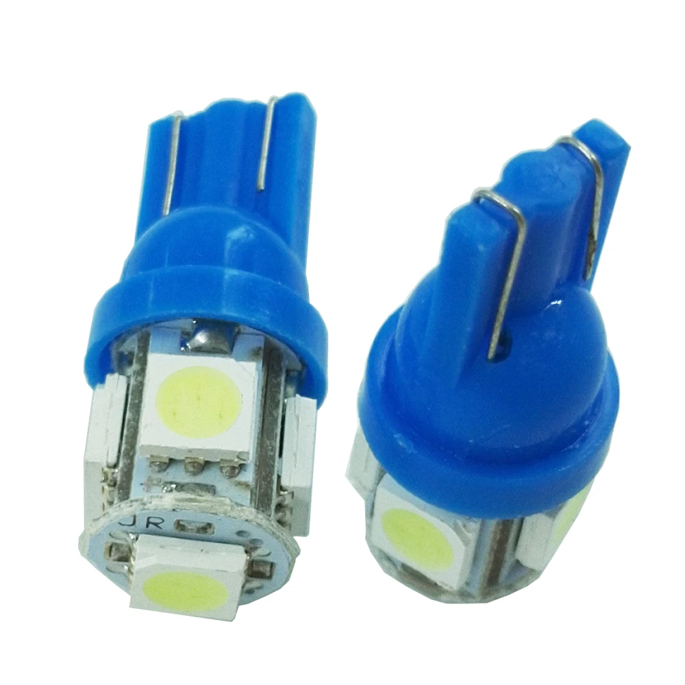 Светодиодные лампы ECAHAYAKU12V T10 W5W WY5W 5050 5SMD 194 168 задний фонарь для автомобиля