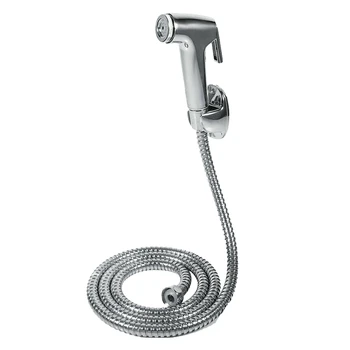

Stainless Steel Handheld Bidet Spray Shower Head Toilet Shattaf Hose Bathroom