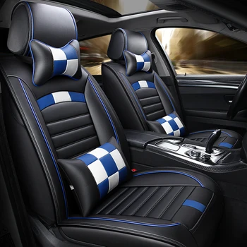 

Full Coverage Eco-leather auto seats covers PU Leather Car Seat Covers for Actyon tivoli kyron rexton stavic