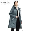 GASMAN 2022 New trench Coat female Women's spring jacket Autumn coat women long parka outwear Slim fashion casual Jackets 21150 ► Photo 1/6