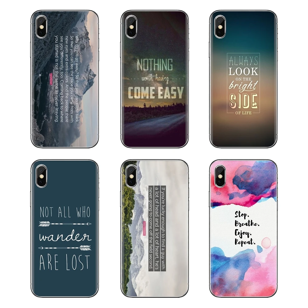 Soft Transparent Skin Cover For Xiaomi Mi4 Mi5 Mi5S Mi6 Mi A1 A2 5X 6X 8 9 Lite SE Pro Max Mix 2 3 2S Will Not Come Off Quote |