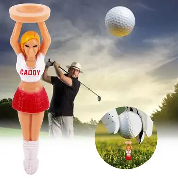 

Plastic Golfers Ball Tees Golf Nail Golf Tee Lovely Club Leisure Playing Practice Practical Holder Cushion Top Sporting