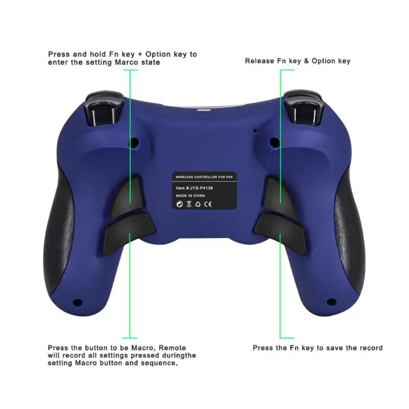 Bluetooth беспроводной джойстик геймпад для PS4 консоли портативный RGB контроллер ж/динамик наушники отверстие для PS4 Pro/PS4 Slim консоль
