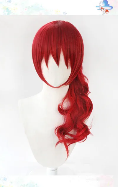 Аниме Persona 5 Yoshizawa Kasumi Косплей парики длинный красный конский хвост термостойкие синтетические волосы парик+ Бесплатный парик колпачок