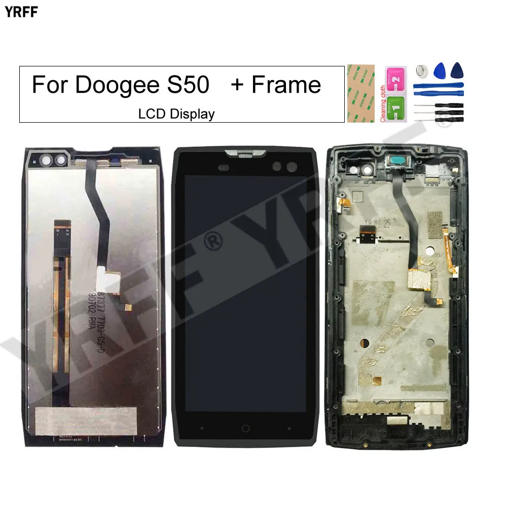 ЖК-дисплей для Doogee S50 сенсорный экран дигитайзер ЖК-экран s в сборе сменные