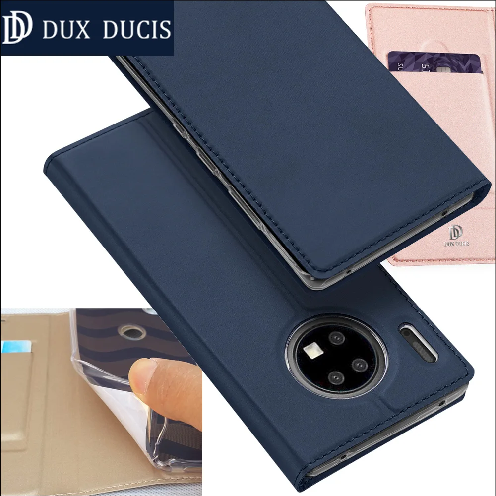 DUX DUCIS чехол для huawei mate 30 Pro книга флип кожаный бумажник Coque чехол