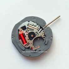 Абсолютно кварцевый механизм VJ32B дата на 3'/6' с регулируемым стержнем, но без батареи часы Ремонт Запчасти Аксессуары