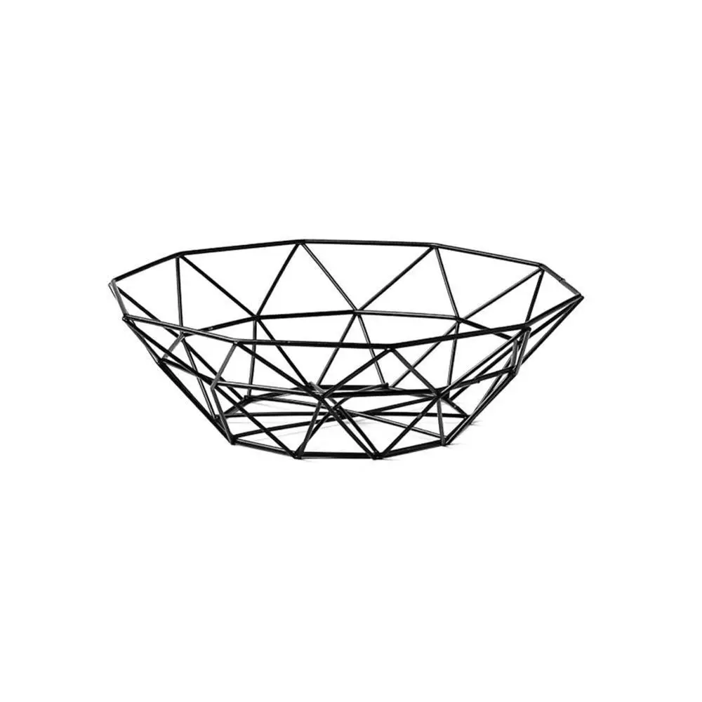Корзина для фруктов контейнер чаша металлическая проволочная корзина кухонная