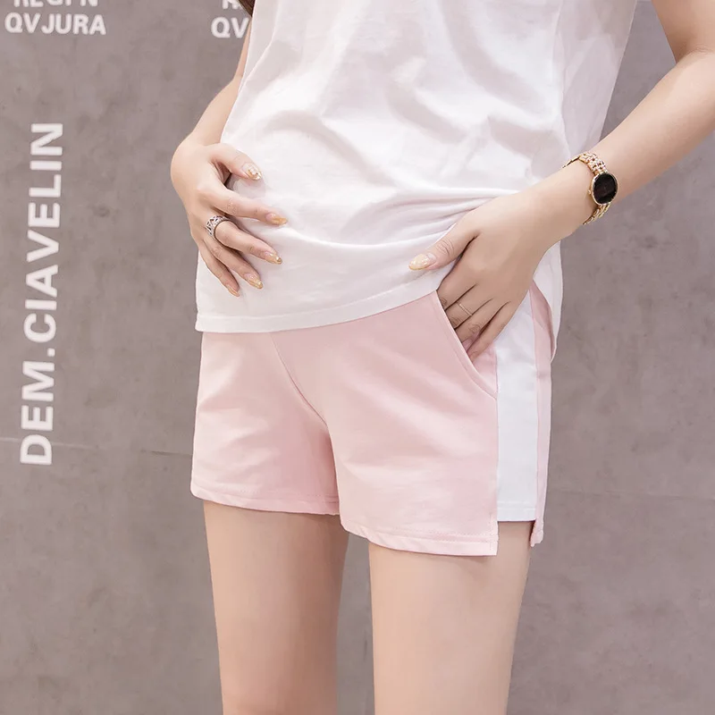 

2019 Summer New Products Pure Cotton Shorts for Pregnant Women Loose-Fit Wide-Leg Casual Outer Wear Shorts