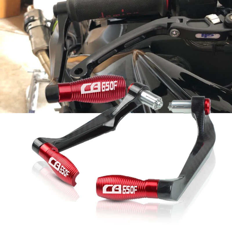 

Universal High Quality 7/8" 22mm Aluminum Motorcycle Handlebar System Brake Clutch Lever Protector Hand Guard FOR HONDA CB650F