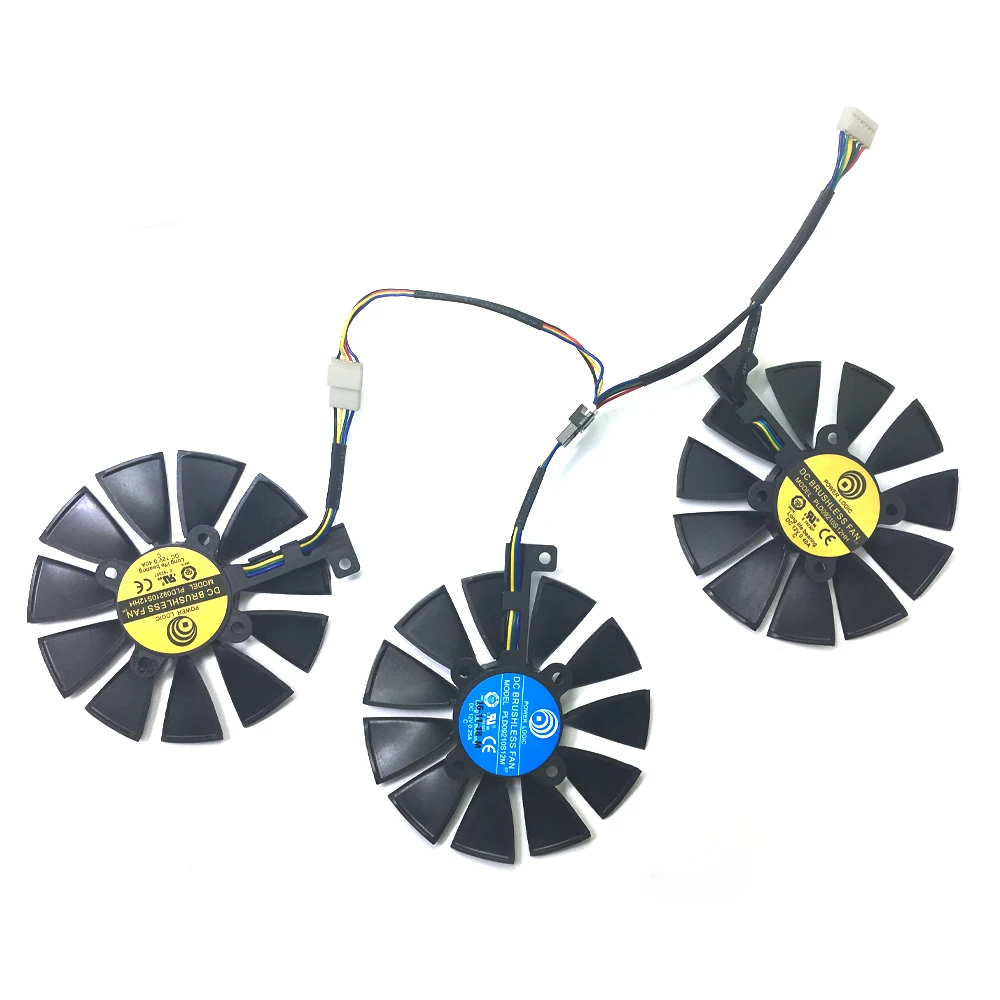 Новый вентилятор охлаждения для ПК PLD09210S12M PLD09210S12HH сменный игровой видеокарты ASUS