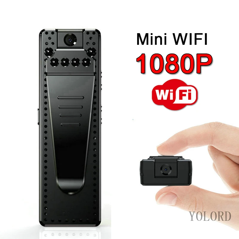 

Rotating Mini WiFi Camera HD 1080P P2P Night Vision Remote Camcorder Motion DVR Micro Sport DV Video Wireless Small Clip cam