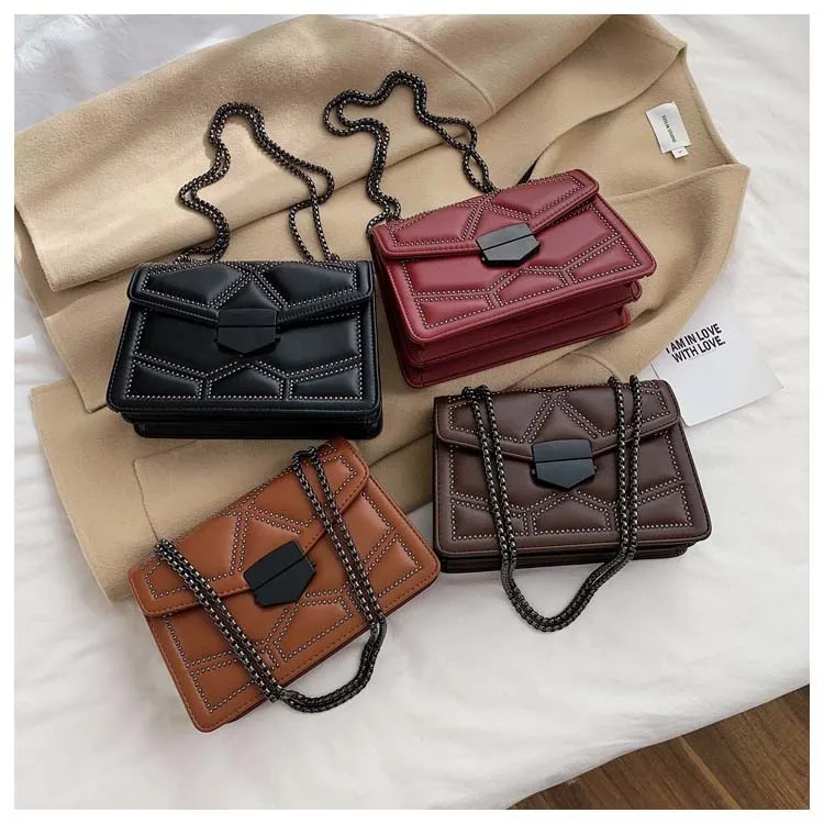 

ivet Chain Small Crossbody Bags For Women 2020 Shoulder Messenger Bag Lady Luxury Handbags