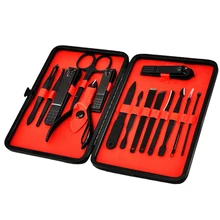 15 шт./компл. ножницы для ногтей из нержавеющей стали ножницы пинцет педикюр маникюрные инструменты