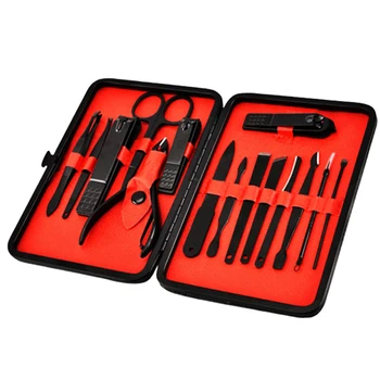 

15pcs/set Stainless Steel Nail Art Clipper Cutter Scissors Tweezers Pedicure Manicure Tools