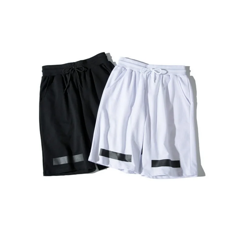 

OFF-WHITE new shorts religious diagonal stripes male couple loose shorts